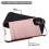 Asmyna Brushed Hybrid Protector Cover - Rose Gold / Black