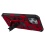 MyBat Sturdy Hybrid Protector Cover (with Stand) - Red / Black