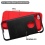 Black/Red Brushed Hybrid Protector Cover