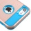 Rose Gold/Tropical Teal Brushed Hybrid Protector Cover