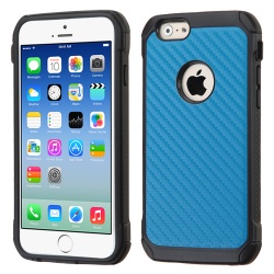 Blue Carbon-Fiber Backing/Black Astronoot Phone Protector Cover