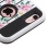 Pink Fresh Roses/Black Brushed Hybrid Protector Cover