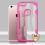 Transparent Clear/Hot Pink Challenger Hybrid Protector Cover