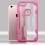 Transparent Clear/Hot Pink Challenger Hybrid Protector Cover