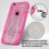 Transparent Clear/Hot Pink Challenger Hybrid Protector Cover