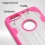 Transparent Clear/Hot Pink Challenger Hybrid Protector Cover