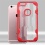 Transparent Clear/Red Challenger Hybrid Protector Cover