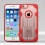 Transparent Clear/Red Challenger Hybrid Protector Cover