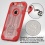 Transparent Clear/Red Challenger Hybrid Protector Cover