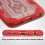 Transparent Clear/Red Challenger Hybrid Protector Cover