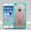 Transparent Clear/Tropical Teal Challenger Hybrid Protector Cover