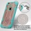 Transparent Clear/Tropical Teal Challenger Hybrid Protector Cover