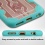 Transparent Clear/Tropical Teal Challenger Hybrid Protector Cover