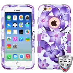 MyBat TUFF Series Case - Purple Hibiscus