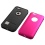 Titanium Solid Hot Pink/Black VERGE Hybrid Protector Cover