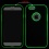 Rubberized Black/Lightning Electric Green VERGE Hybrid Protector Cover