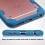 Transparent Clear/Dark Blue FreeStyle Challenger Hybrid Protector Cover