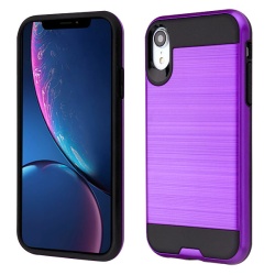 Asmyna Brushed Hybrid Protector Cover - Purple / Black