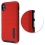 MyBat Fusion Protector Cover - Red Dots Textured / Black