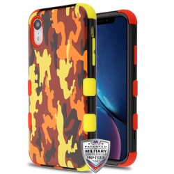 MyBat TUFF Series Case - Fall Camouflage / Red and Yellow