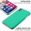 Rubberized Teal Green/Metallic Silver Fuse Hybrid Protector Cover