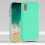 Teal Green Dots Textured/Light Gray Fusion Protector Cover