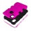 MyBat TUFF Series Case - Titanium Solid Hot Pink / Black