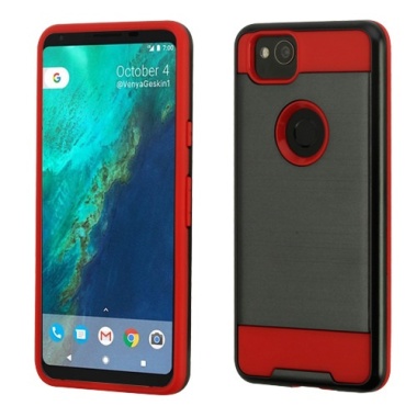 Black/Red Brushed Hybrid Protector Cover