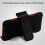 Black/Red Brushed Hybrid Protector Cover