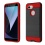 Black/Red Brushed Hybrid Protector Cover