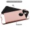 Rose Gold/Black Brushed Hybrid Protector Cover