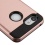 Rose Gold/Black Brushed Hybrid Protector Cover