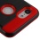 Black/Red Brushed Hybrid Protector Cover