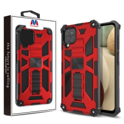 MyBat Sturdy Hybrid Protector Cover (with Stand) - Red / Black