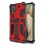 MyBat Sturdy Hybrid Protector Cover (with Stand) - Red / Black