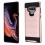 Asmyna Brushed Hybrid Protector Cover - Rose Gold / Black