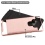 Asmyna Brushed Hybrid Protector Cover - Rose Gold / Black