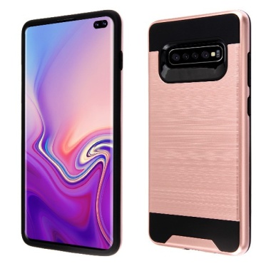 Asmyna Brushed Hybrid Protector Cover - Rose Gold / Black