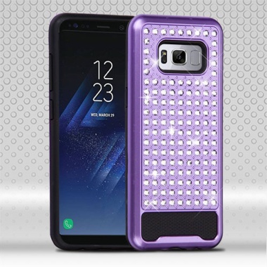 Purple/Black Diamante FullStar Protector Cover