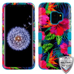 MyBat TUFF Series Case - Electric Hibiscus / Tropical Teal