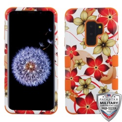 MyBat TUFF Series Case - Hibiscus Flower Romance / Orange