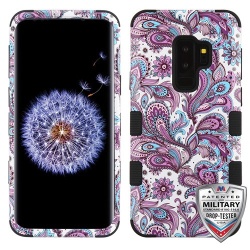 MyBat TUFF Series Case - Purple European Flowers / Black