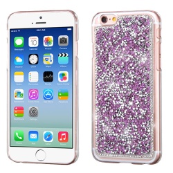 Light Purple Mini Crystals Rhinestones Desire Back Protector Cover