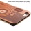 Engraved Real Wood Back Protector Cover-Old School Camera