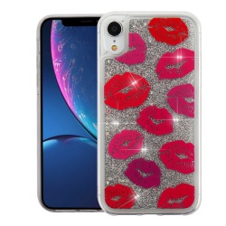 Airium Quicksand Glitter Hybrid Protector Cover - Blissful Kisses & Silver