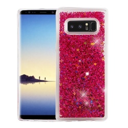 Airium Quicksand Glitter Hybrid Protector Cover - Hot Pink