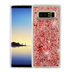 Rose Gold Quicksand Glitter Hybrid Protector Cover