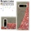 Rose Gold Quicksand Glitter Hybrid Protector Cover