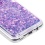 Hearts & Purple Quicksand Glitter Hybrid Protector Cover