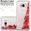 Hearts & Red Quicksand Glitter Hybrid Protector Cover